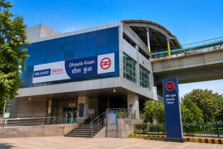 Dhaula Kuan Metro Station, New Delhi: Route, Gates, Timings, Facilities & Nearby Places Dhaula Kuan Metro Station