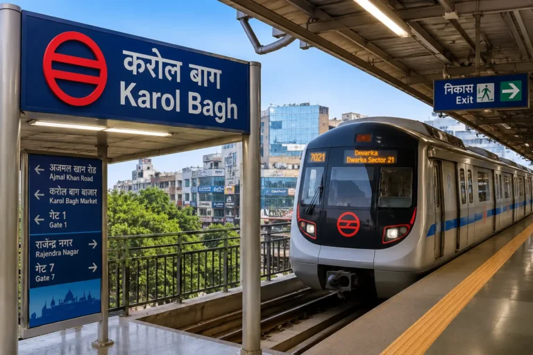 Karol Bagh Metro Station Delhi: Route, Gates, Timings, Fare and Nearby Places Karol Bagh Metro Station